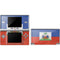 Haiti Flag Distressed DS Lite Skin